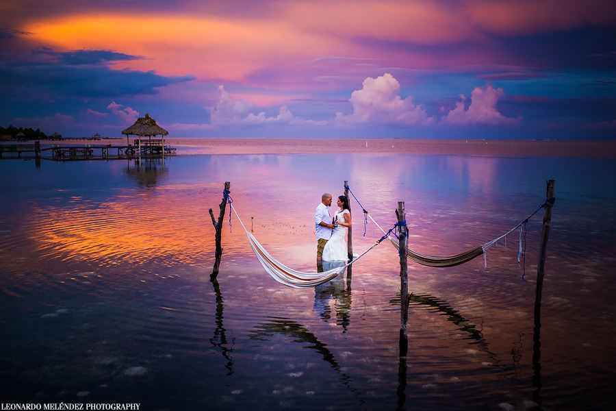 Portofino Resort, Belize wedding photography by Leonardo Melendez Photography