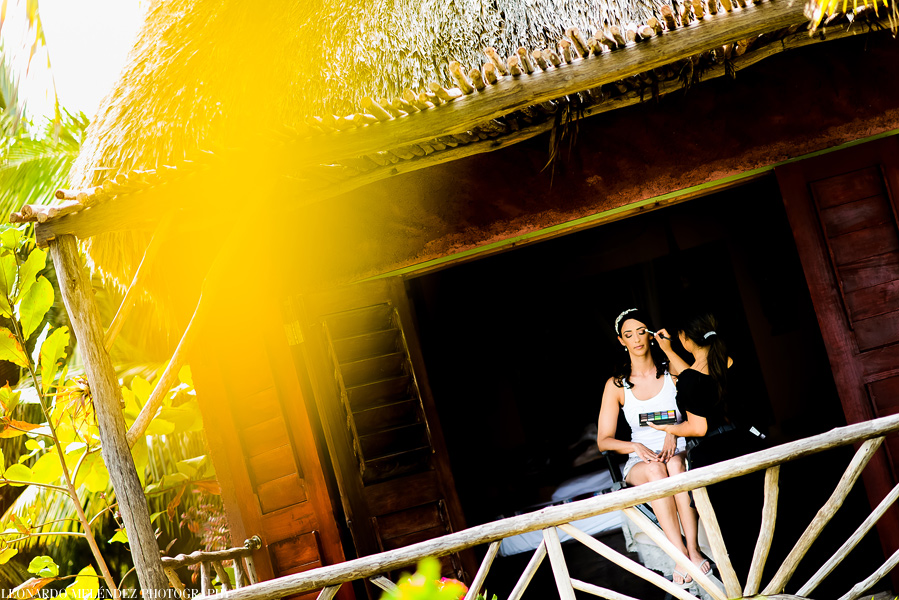 Belize wedding at Ak'bol Resort, Ambergris Caye.  Belize wedding photography by Leonardo Melendez Photography.