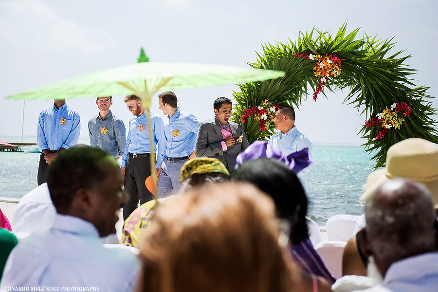 Belize wedding at Grand Caribe Resort. Leonardo Melendez Photography.