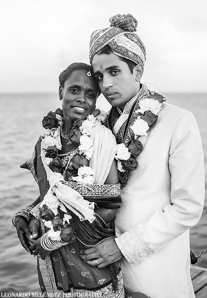 Belize Hindu wedding photography by Leonardo Melendez Photography.